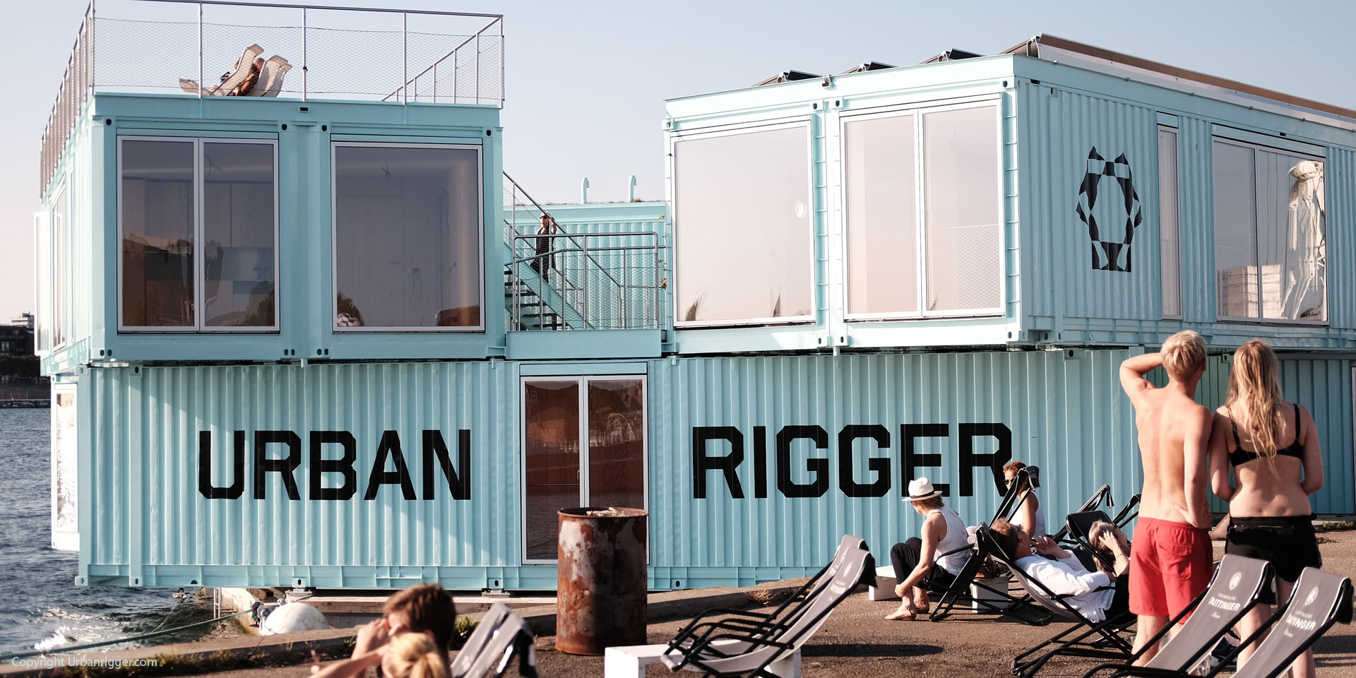Urban Rigger Interior Solving the problem of student housing with floating dormitories ...